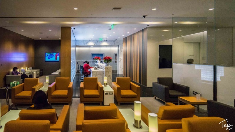 Cathay Pacific First & Business Class Lounge San Francisco