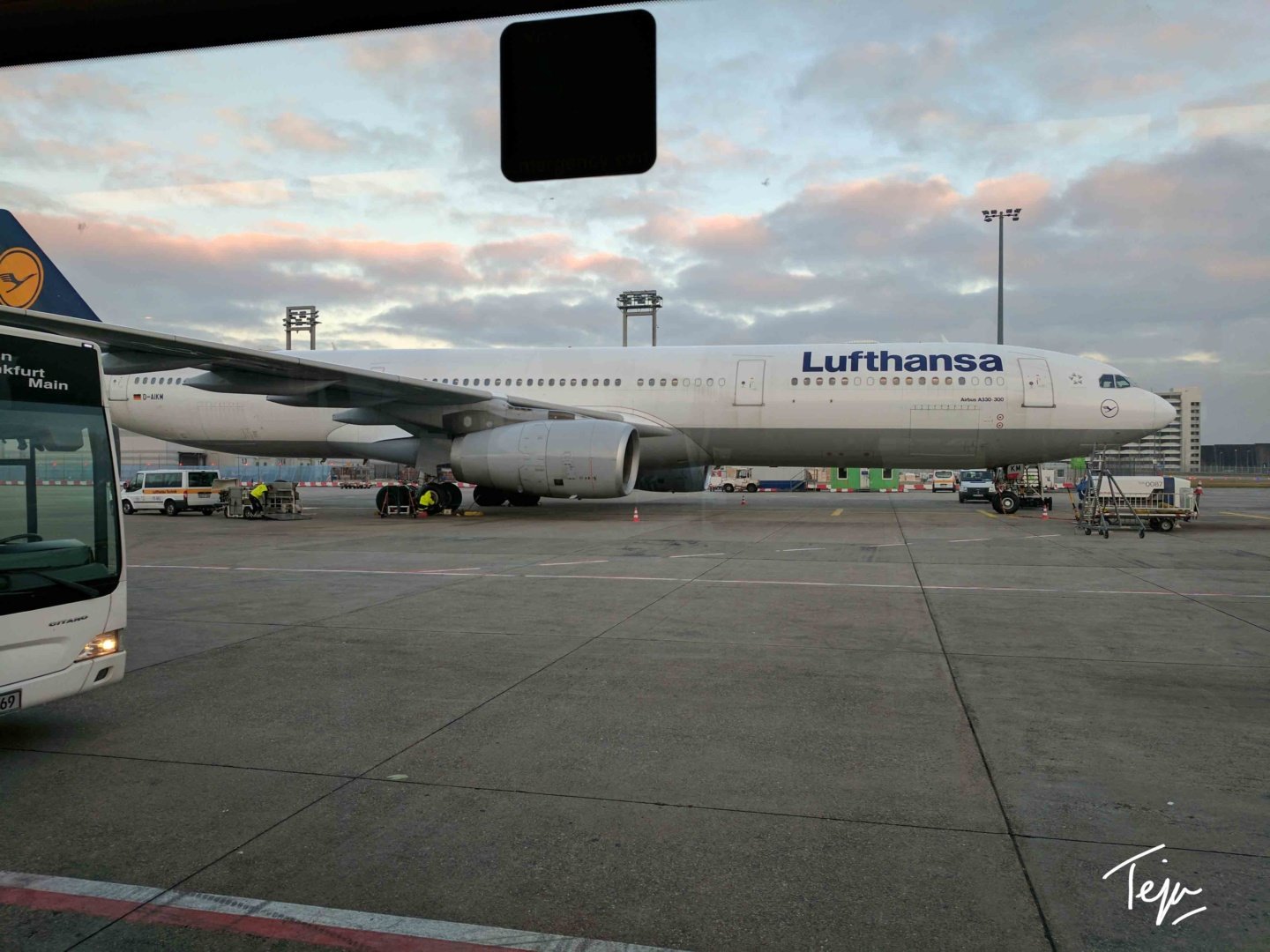 a large airplane on a runway