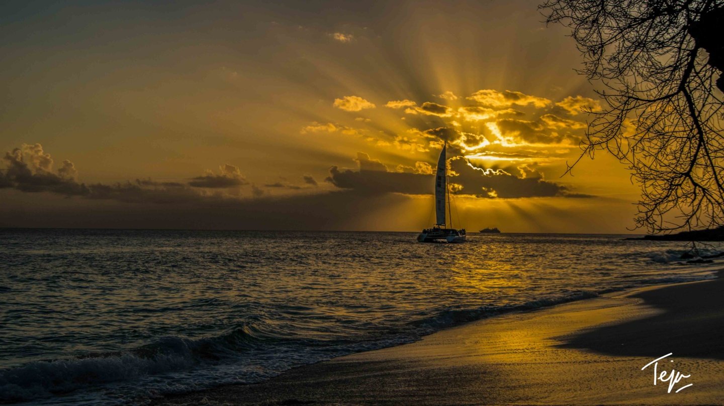 a sailboat on the water