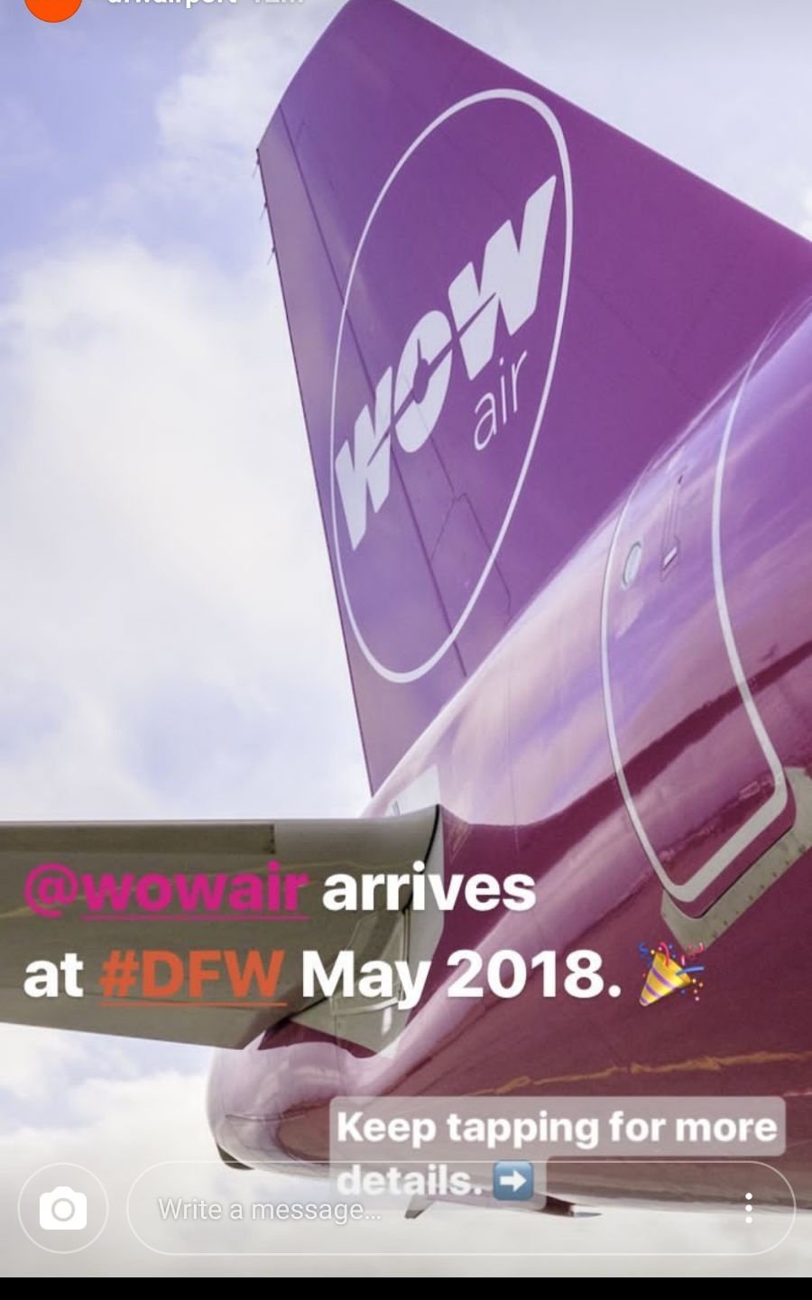 WOW Air Comes to DFW!