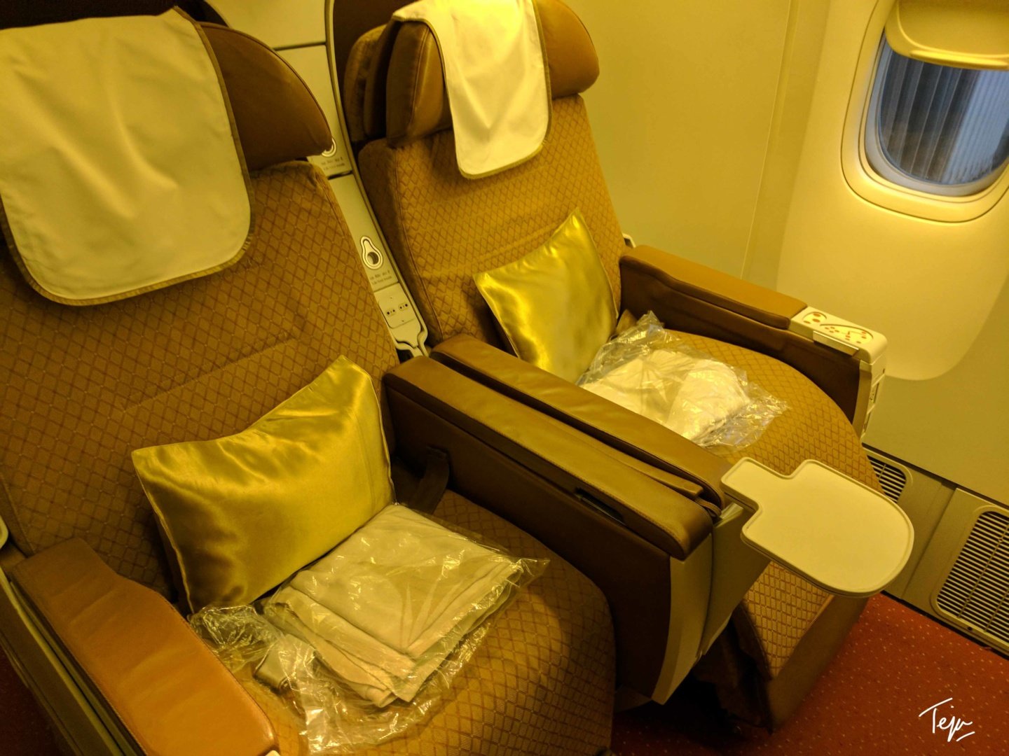 a seat on a plane