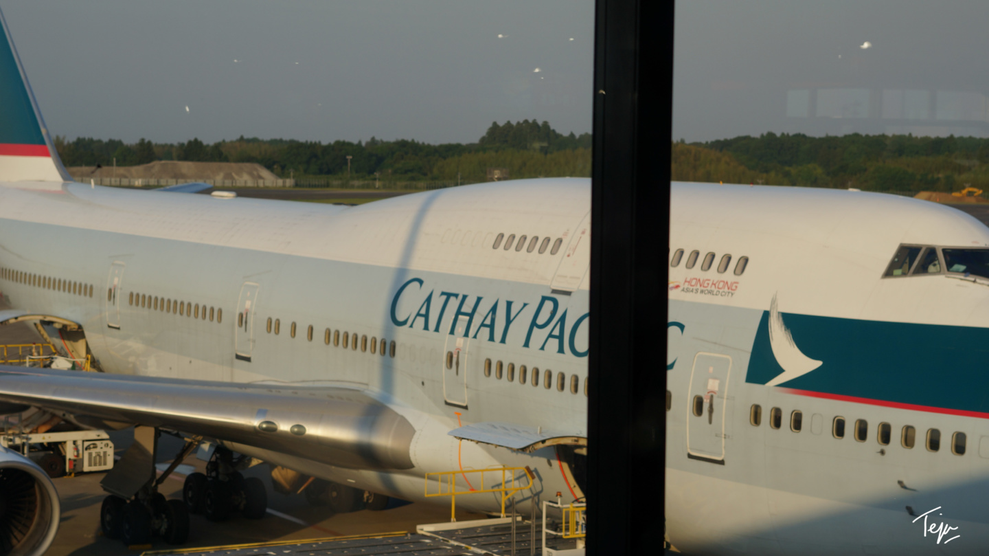 a large airplane at an airport