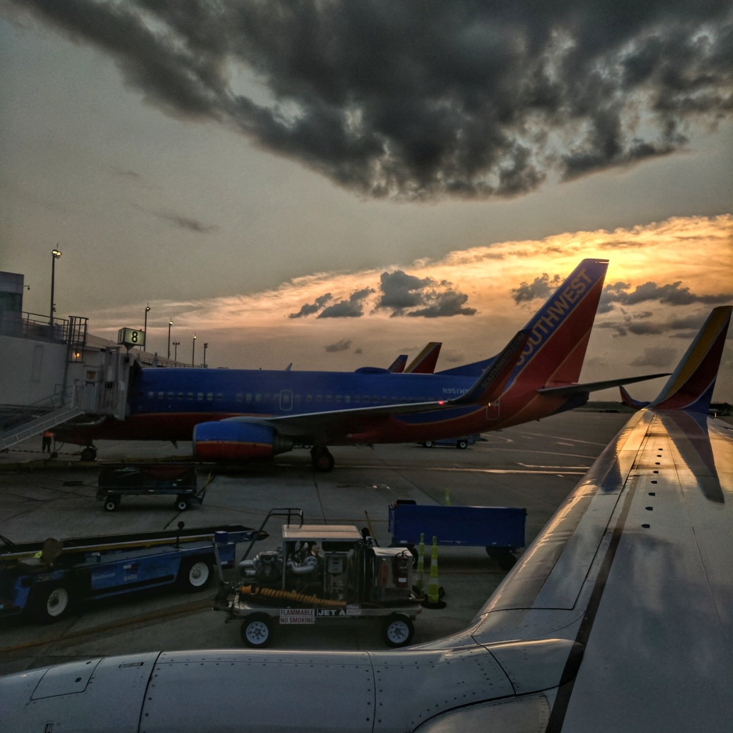 Southwest plane skids off runway in Baltimore
