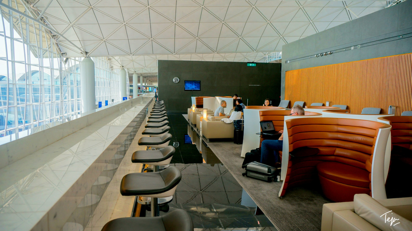 people sitting in a lounge area