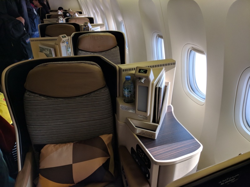 Review: Etihad Business Class HYD-AUH-DFW – Grab a Mile