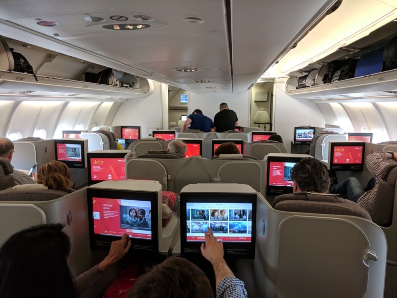 Review Iberia Business Class Madrid New York (JFK) Grab a Mile