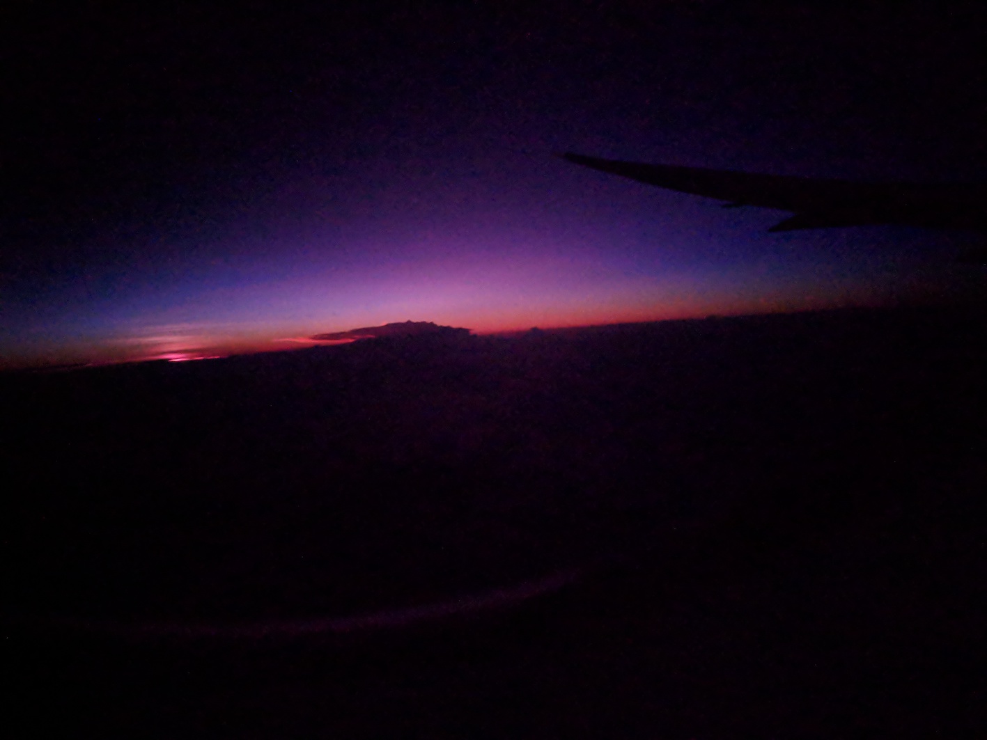 a sunset in the sky
