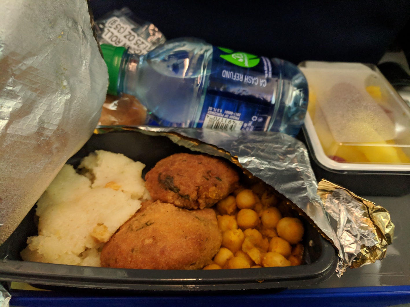 a food in a tray