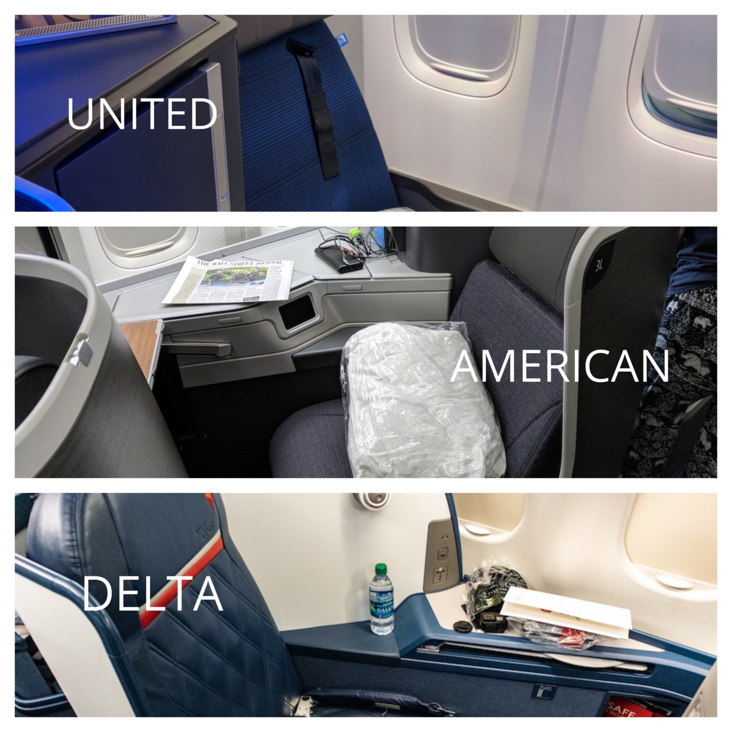 American vs United vs Delta: Evaluating the Best Business Class Product