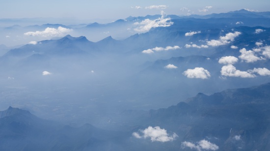a high angle view of mountains