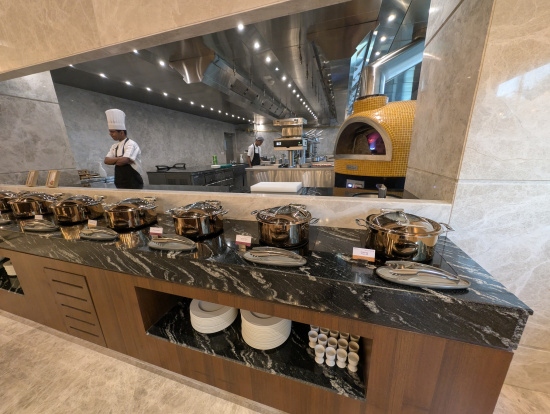 a chef standing in a kitchen