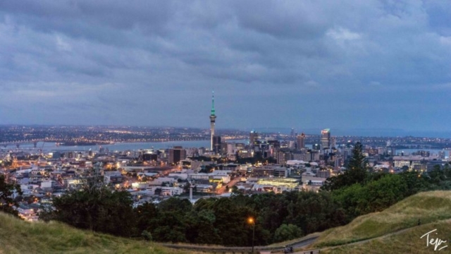 Auckland Skyline as seen from Mt. Eden